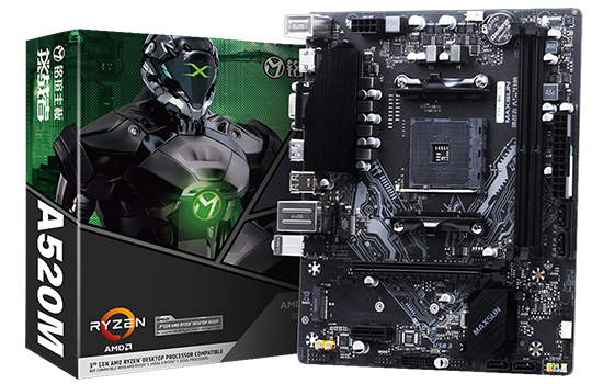 Kit Upgrade, AMD Ryzen 5 5600, Placa Mãe MAXSUN A520M MS